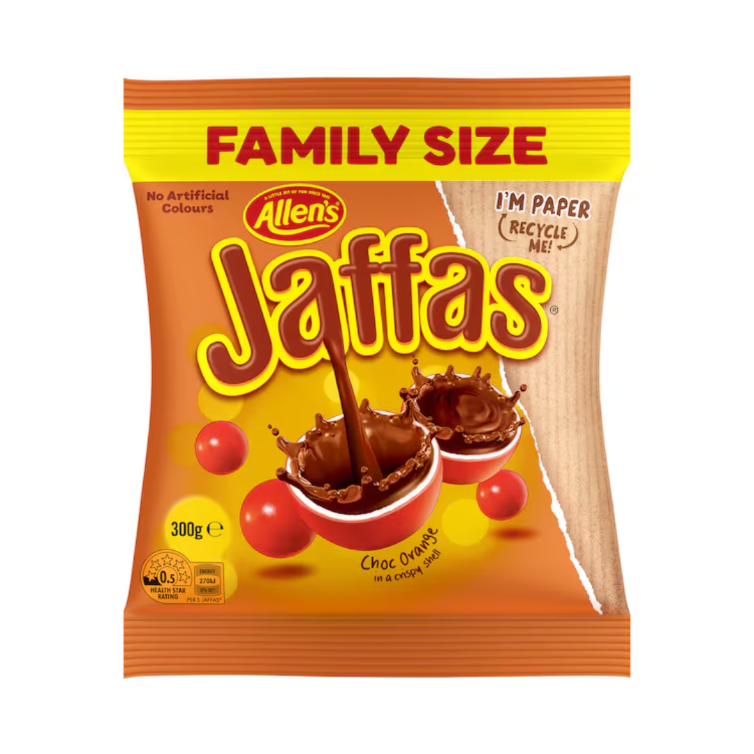 Allen's Jaffas Family Size 300g