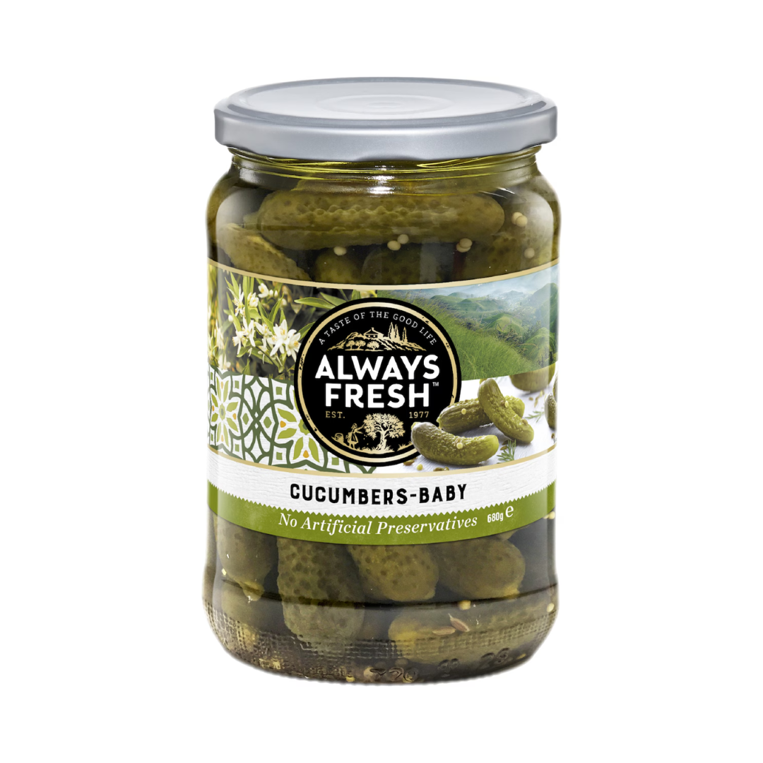 Always Fresh Baby Cucumbers 680g