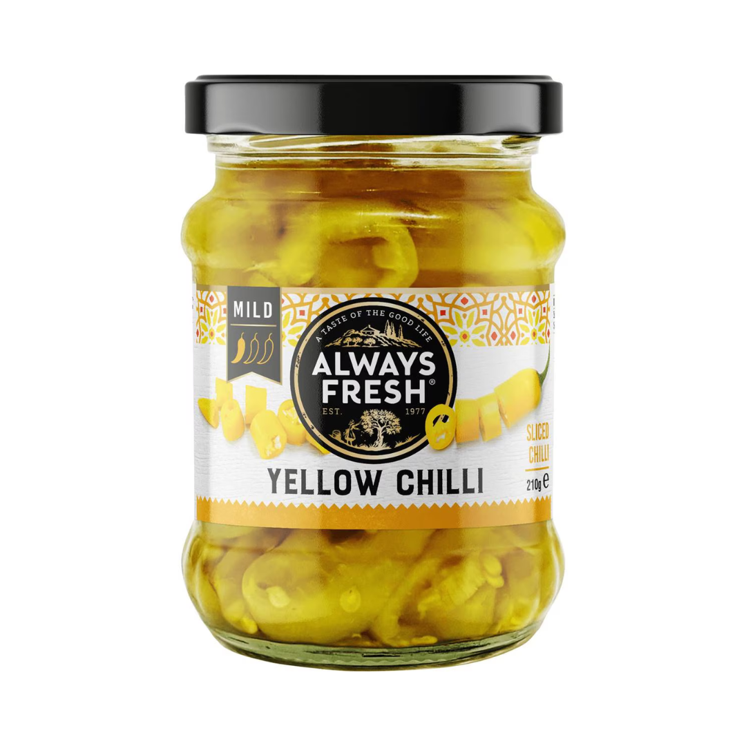 Always Fresh Yellow Chilli Mild 210g