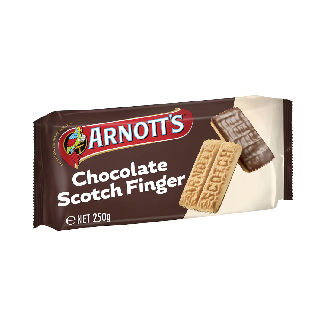 Arnott's Choc Scotch Finger 250g