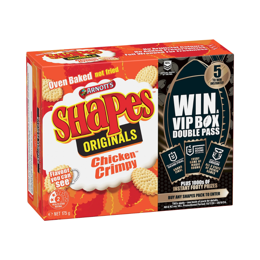 Arnott's Shapes Chicken Crimpy 175g