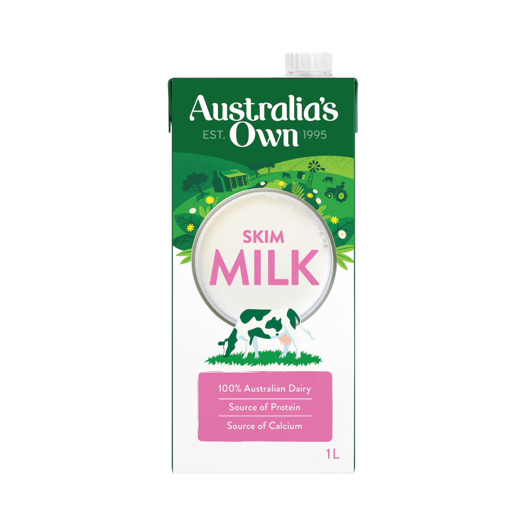 Australia's Own UHT Milk Skim 1L