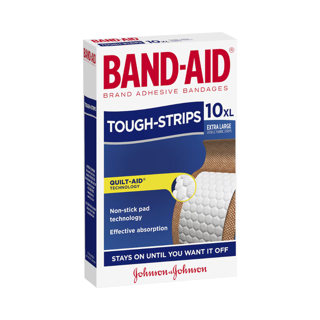 Band-Aid Tough Strips XL 10 Pack
