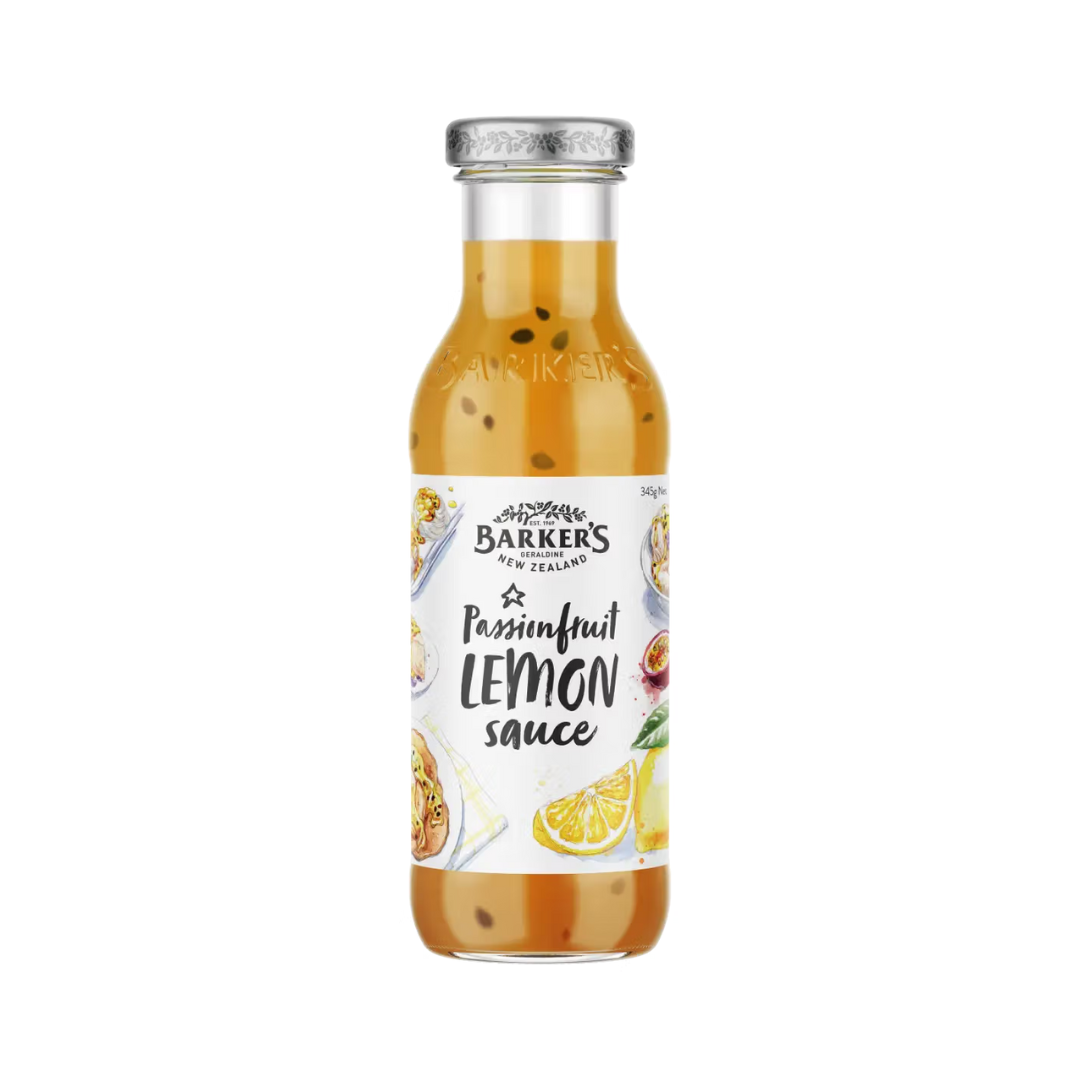 Barker's Lemon Passionfruit Dessert Sauce 345g