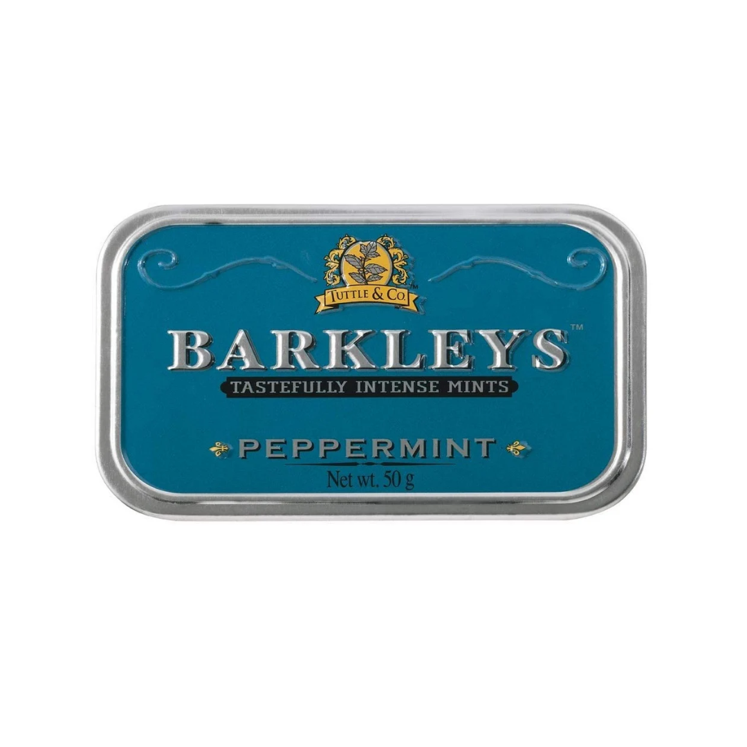 Barkleys Peppermint Tin 50g