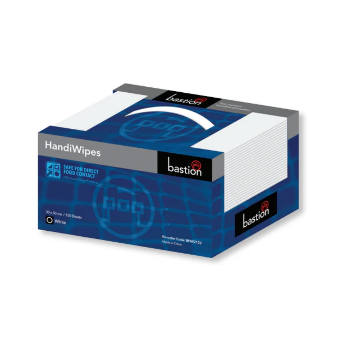 Bastion HandiWipes Carry Box White 150 Sheets