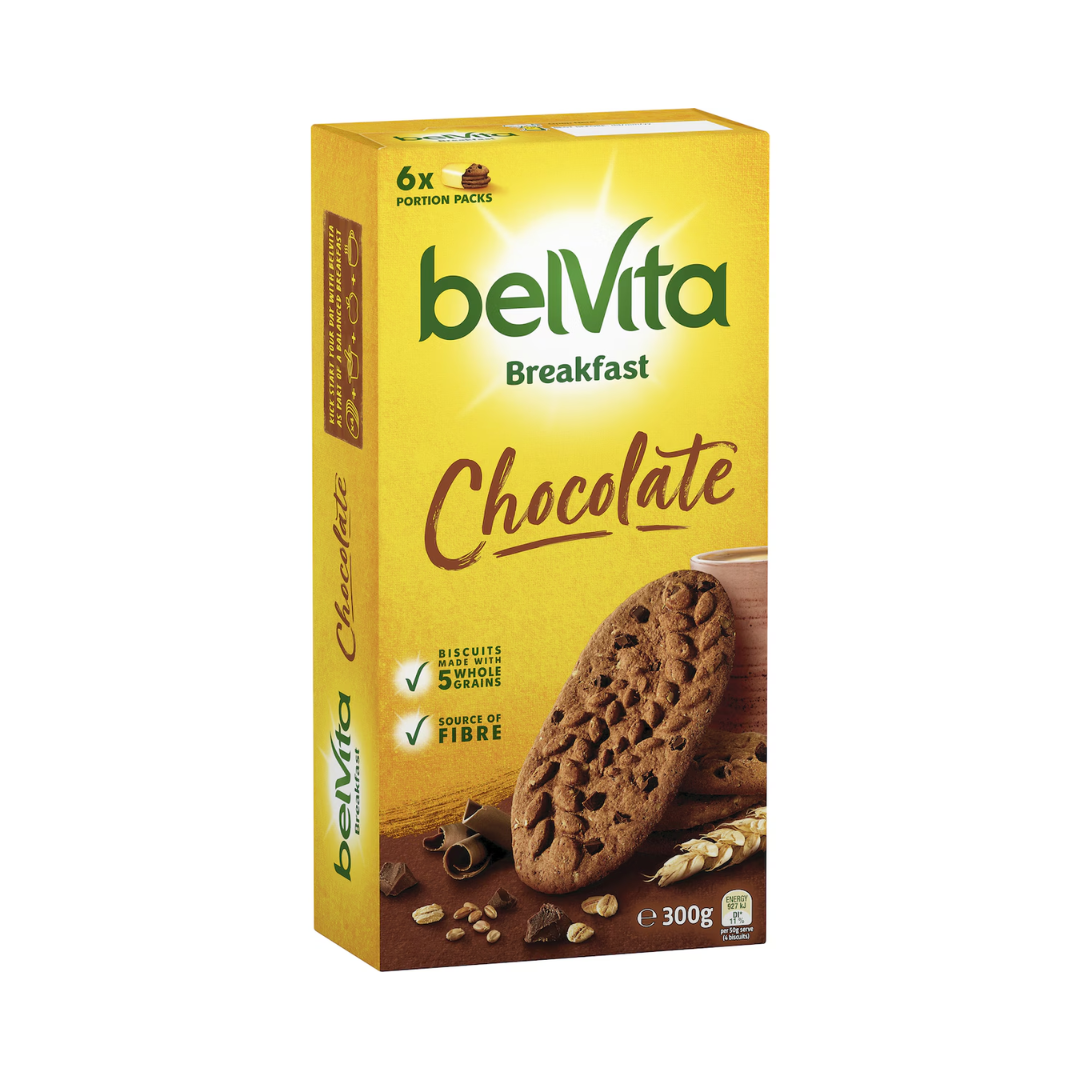 Belvita Breakfast Biscuits Chocolate 6 Pack