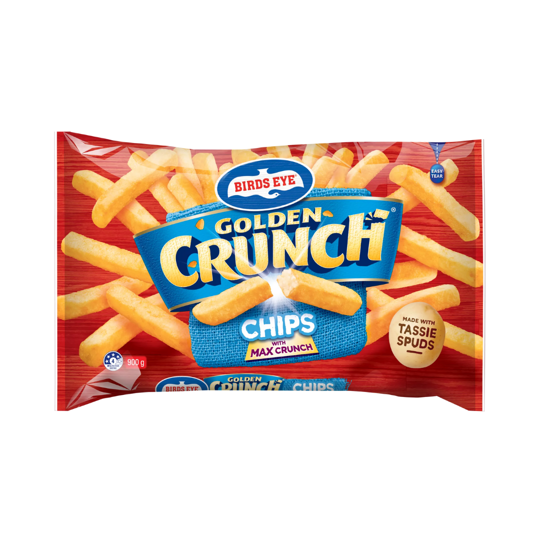 Birds Eye Golden Crunch Chips With Max Crunch 900g