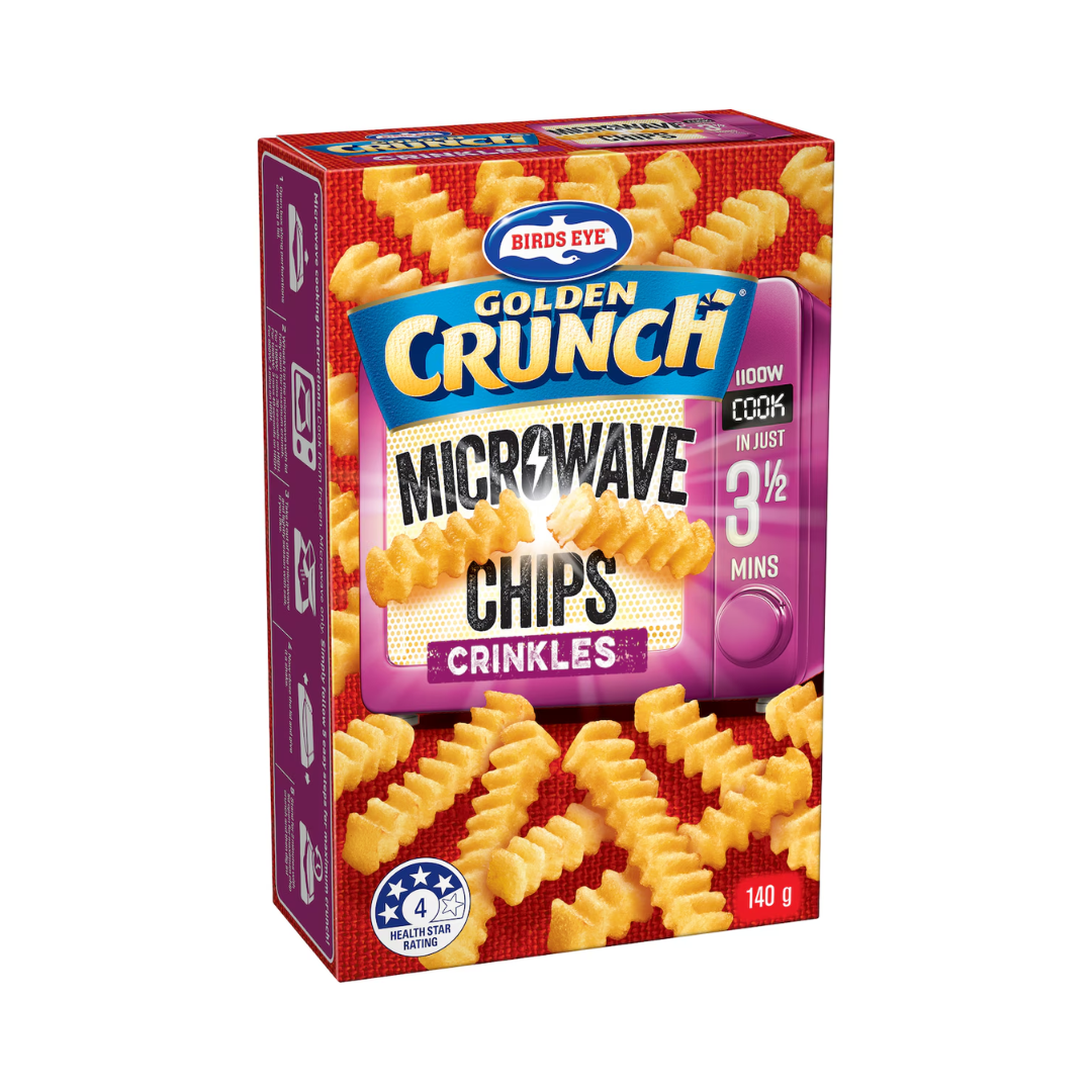 Birds Eye Microwave Chips Crinkle 140g