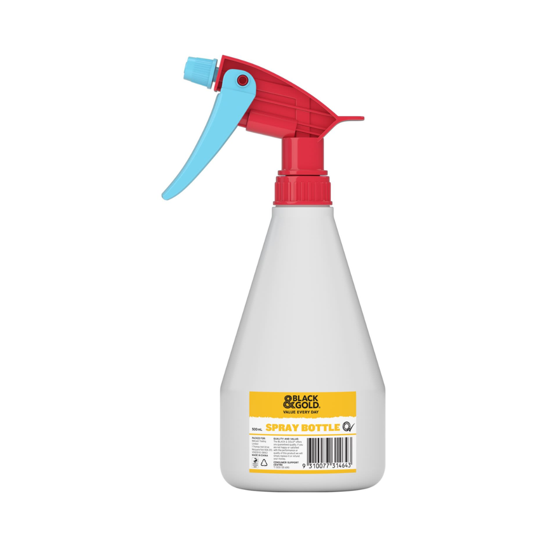 Black & Gold Bottle Spray Trigger 500ml