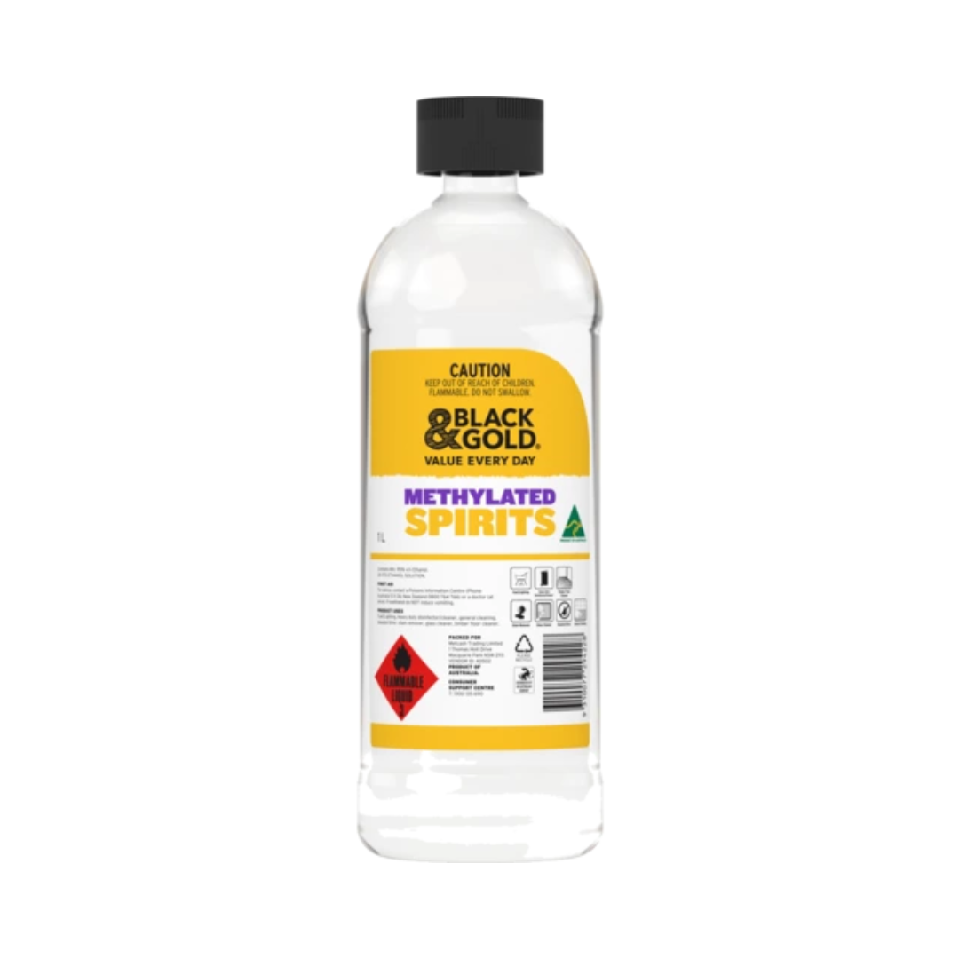 Black & Gold Methylated Spirits 1L