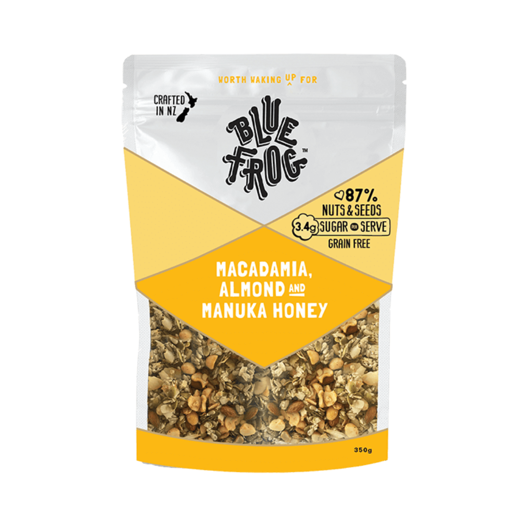 Blue Frog Macadamia Almond & Manuka Honey Granola 350g