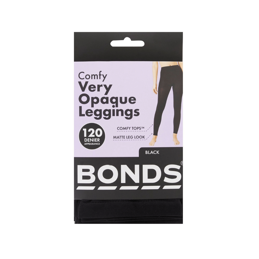 Bonds 120D Very Opaque Legging 1pk Black S/M
