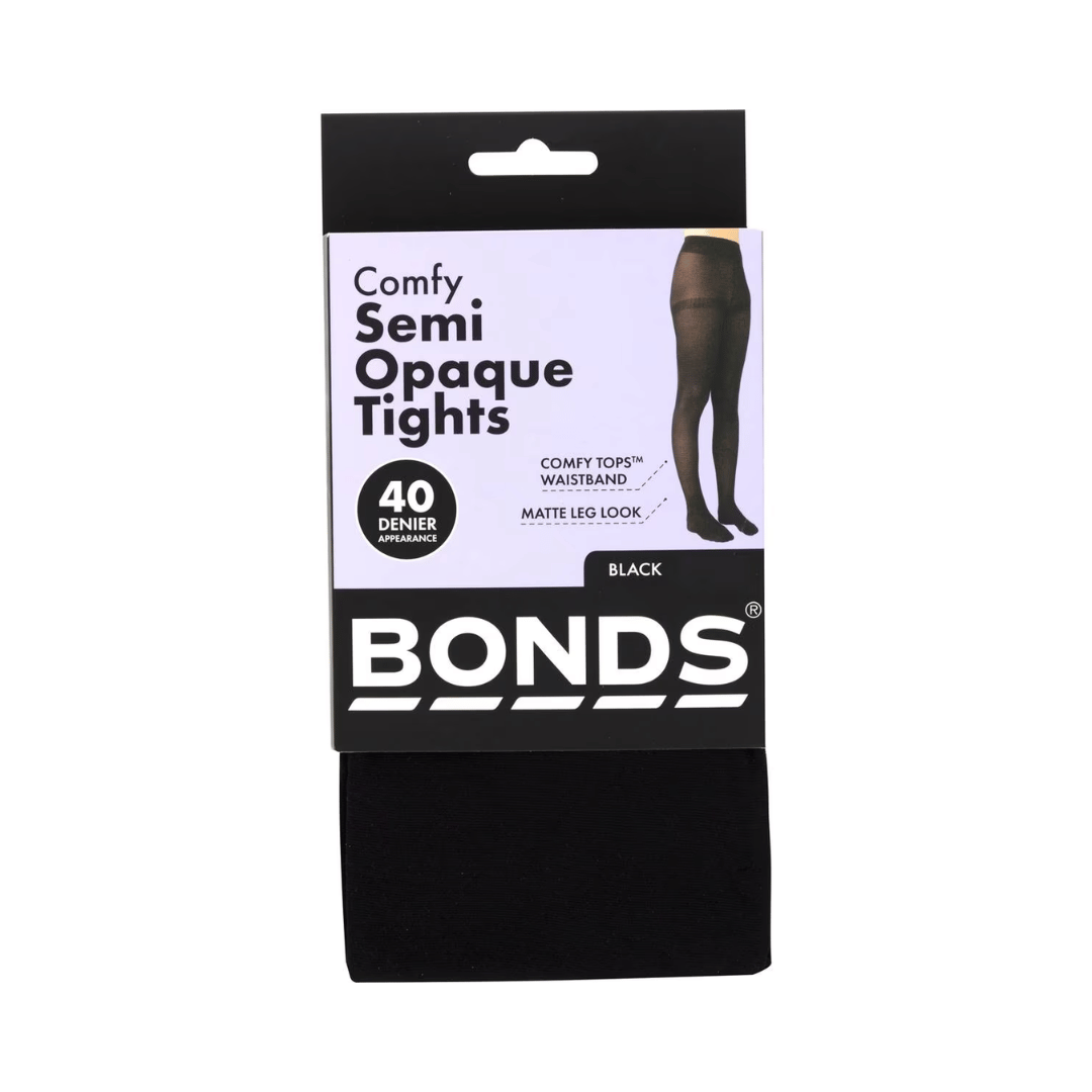 Bonds 40D Semi Opaque Tight 1pk M/L