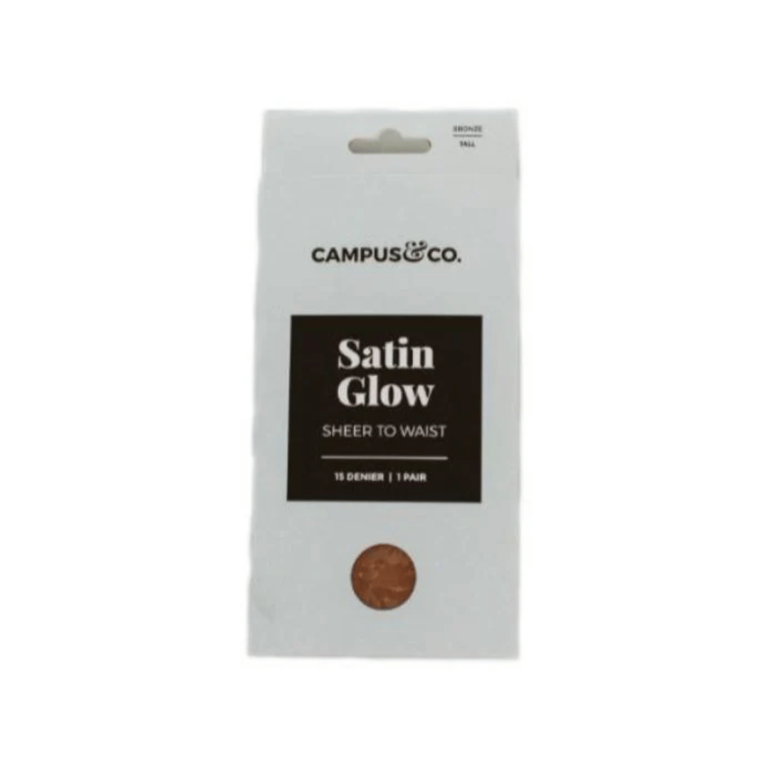 Campus & Co Satin Glow Sheer To Waist Bronze Tights X-Tall