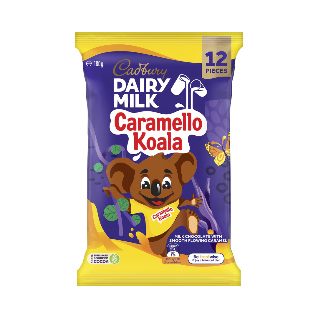 Cadbury Caramello Koala 12 Pack 180g