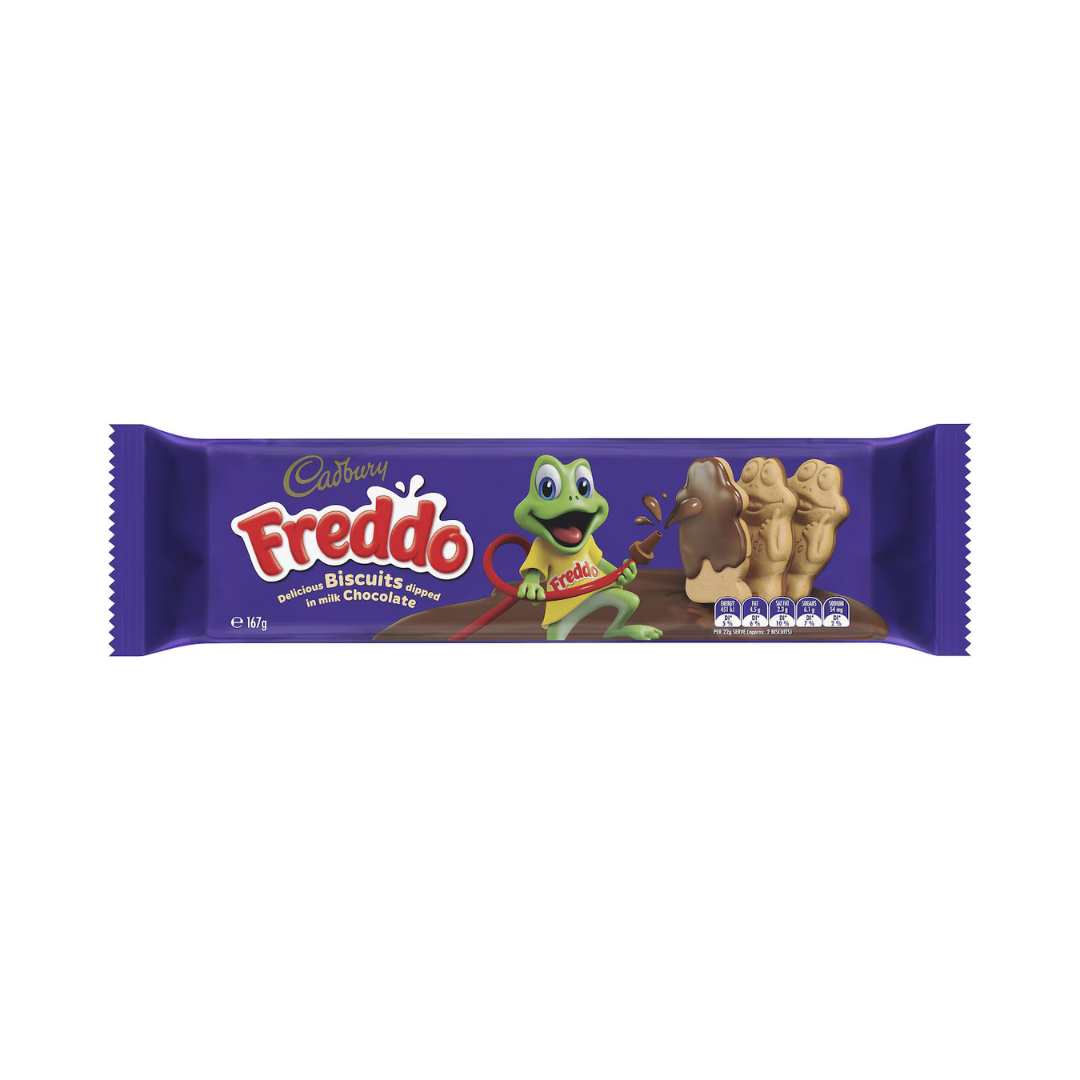 Cadbury Freddo Milk Choc Dipped Biscuits 167g