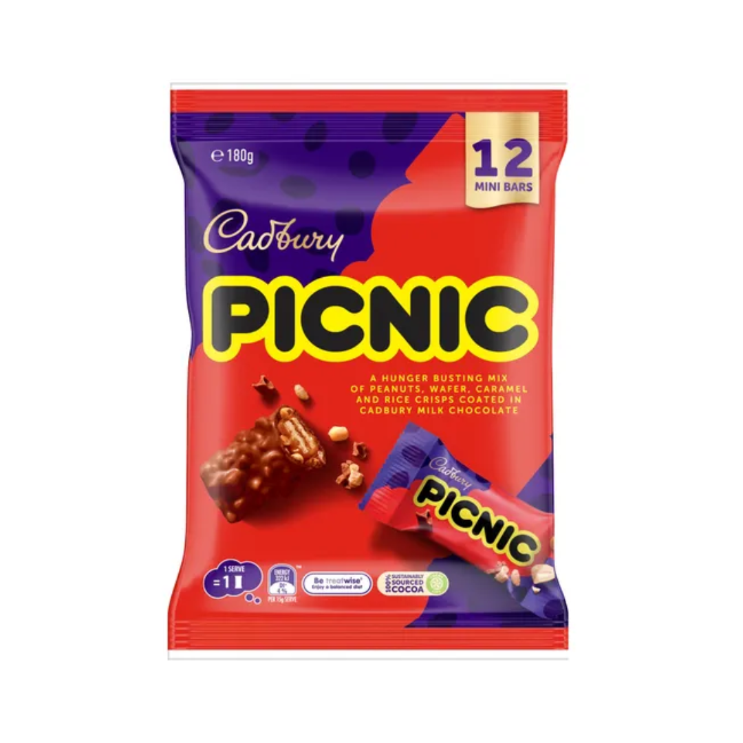 Cadbury Picnic Sharepack 180g