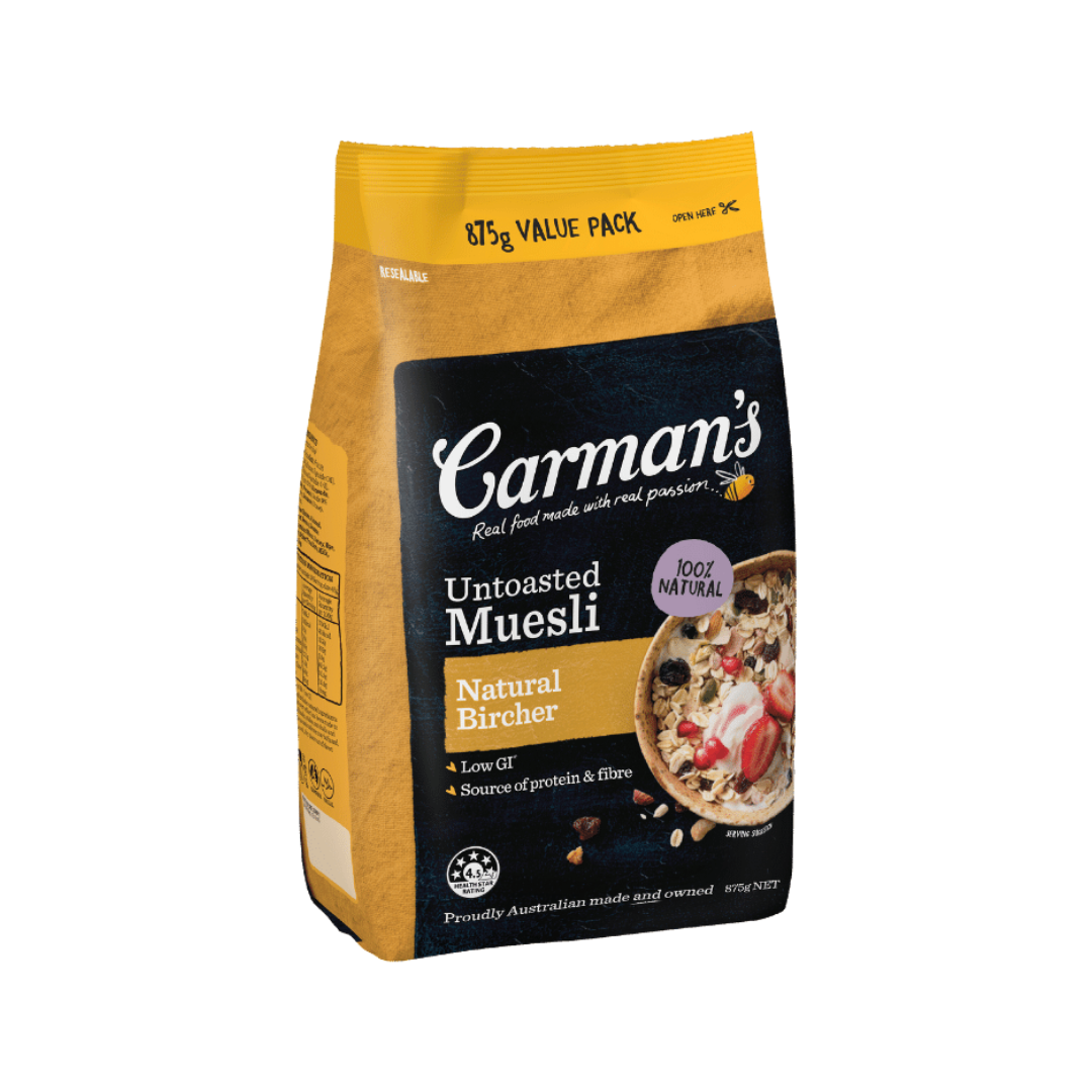 Carman's Natural Bircher Muesli 875g