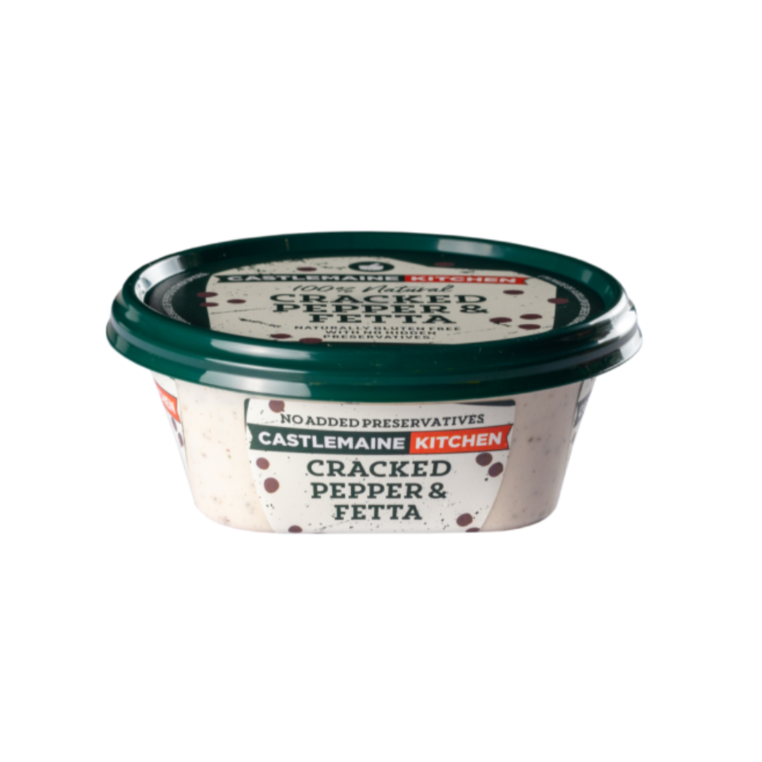 Castlemaine Kitchen Cracked Pepper and Fetta Dip 200g