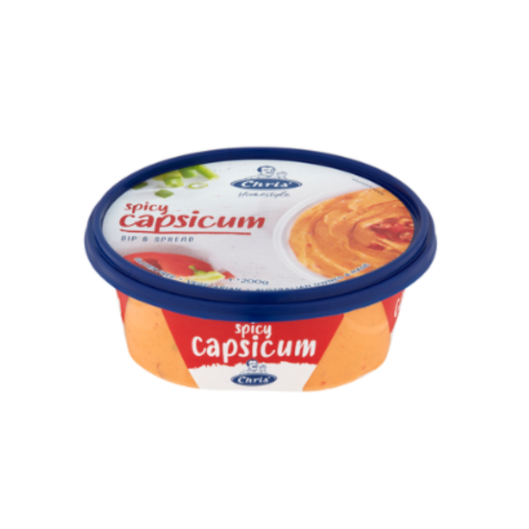 Chris Dip Spicy Capsicum 200g