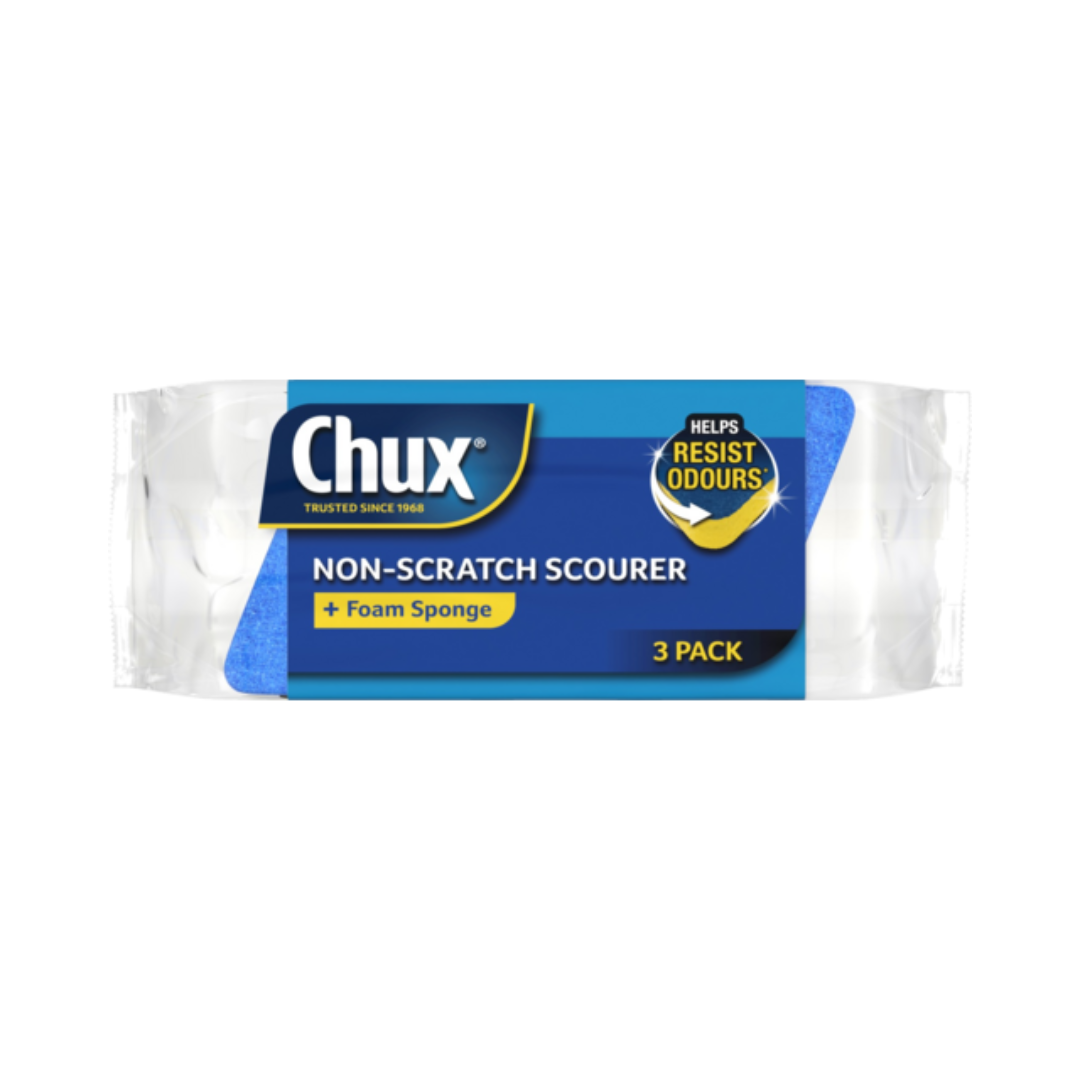 Chux Scourer Non-Scratch Scrubs 3 Pack
