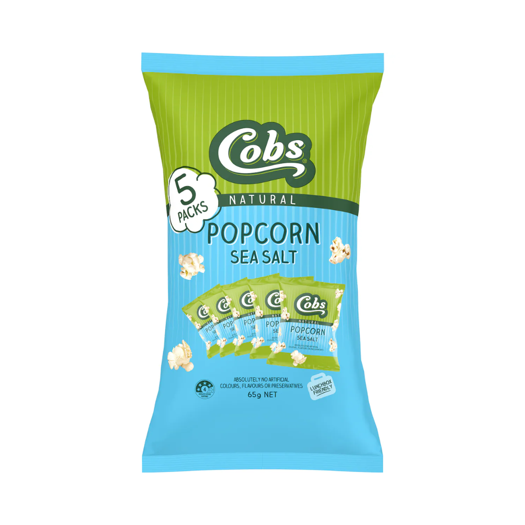 Cobs Popcorn Multi Pack Sea Salt 5pk