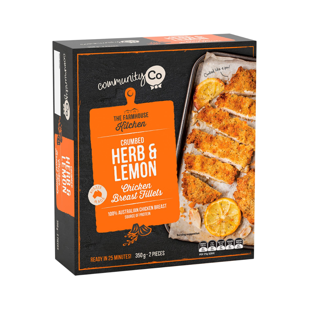 Community Co Lemon Herb Chicken Fillet 350g