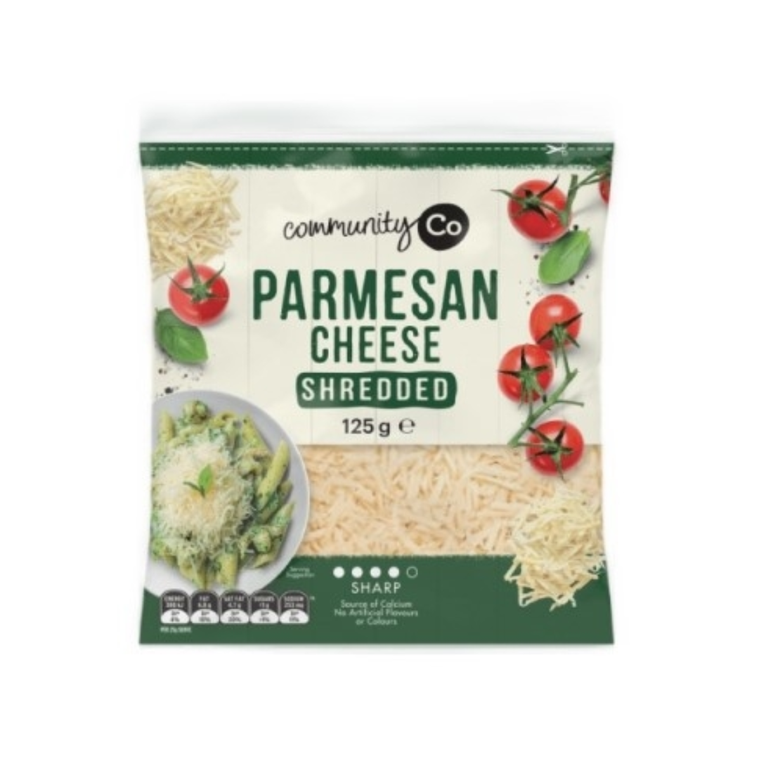 Community Co Our Farmers Parmesan Shredded 125g