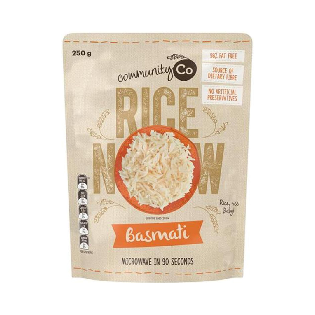 Community Co Rice Basmati Microwaveable 250g