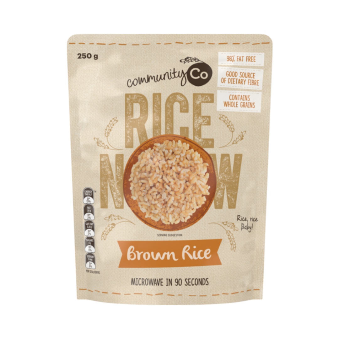 Community Co Rice Brown Microwaveable 250g