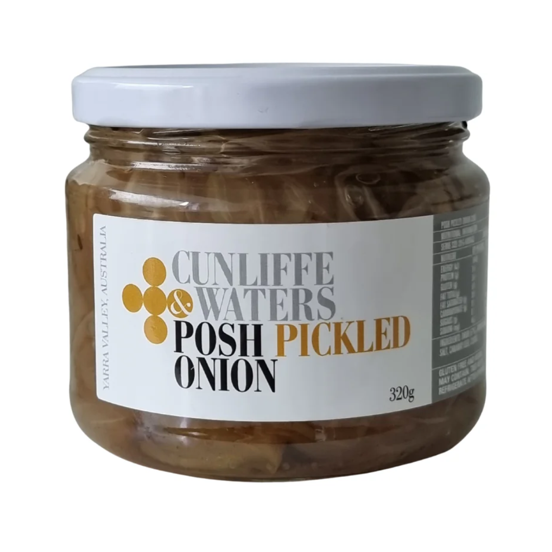 Cunliffe & Waters Posh Pickled Onion 370g