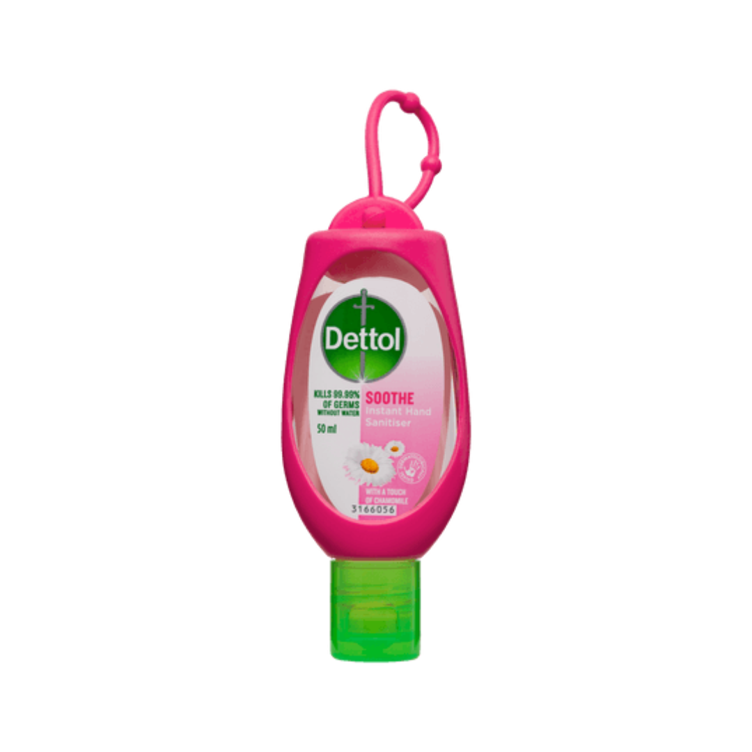 Dettol Hand Sanitizer With Hang Clip Pink 50ml