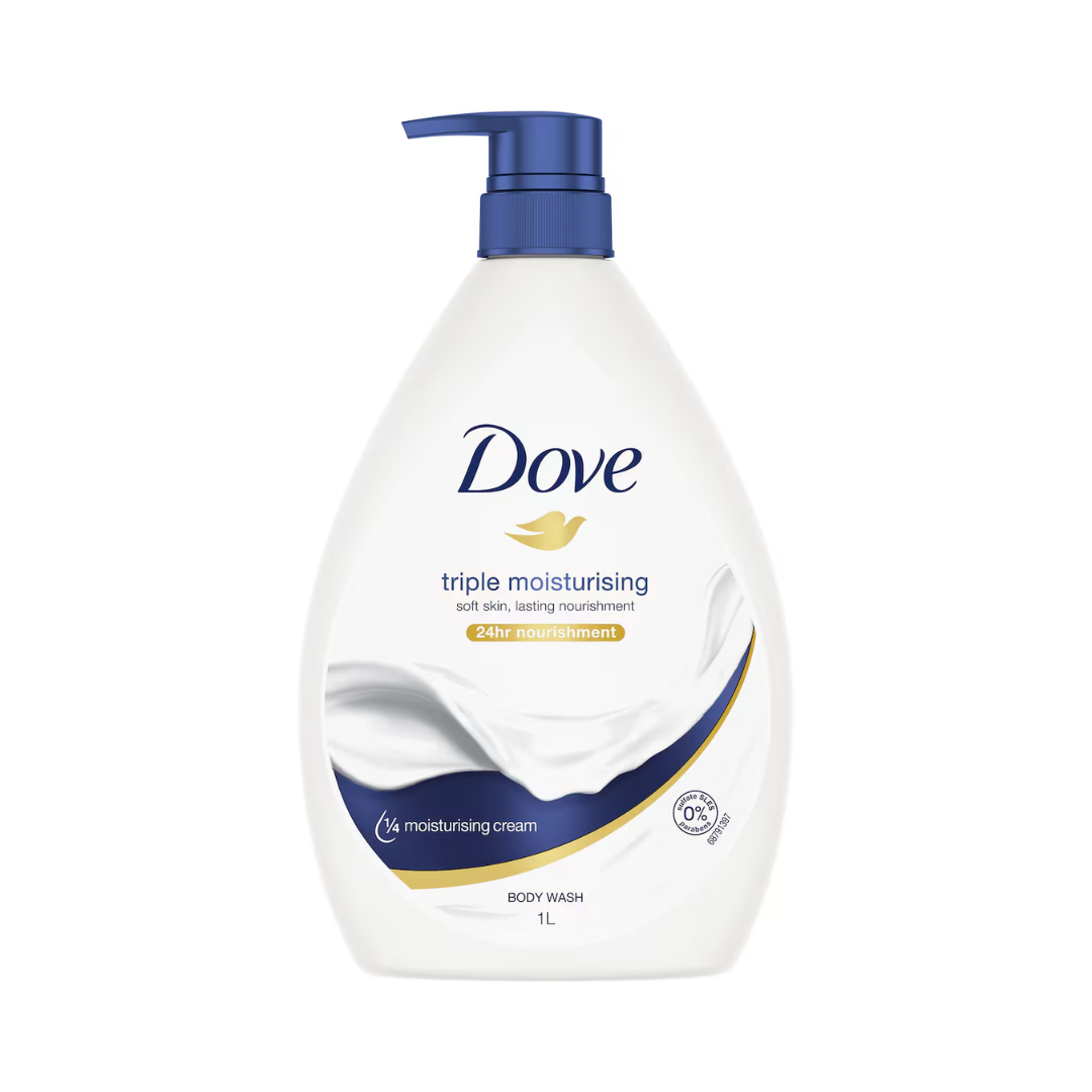 Dove Body Wash Triple Moisturising 1L