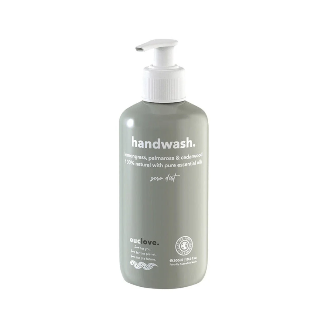 Euclove Hand Wash Lemongrass Palmarosa & Cedarwood 500ml