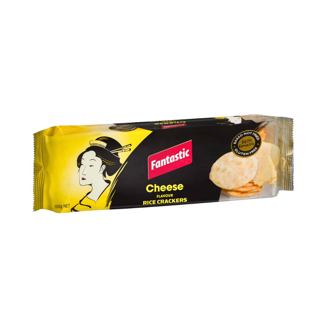 Fantastic Rice Crackers Cheese 100g