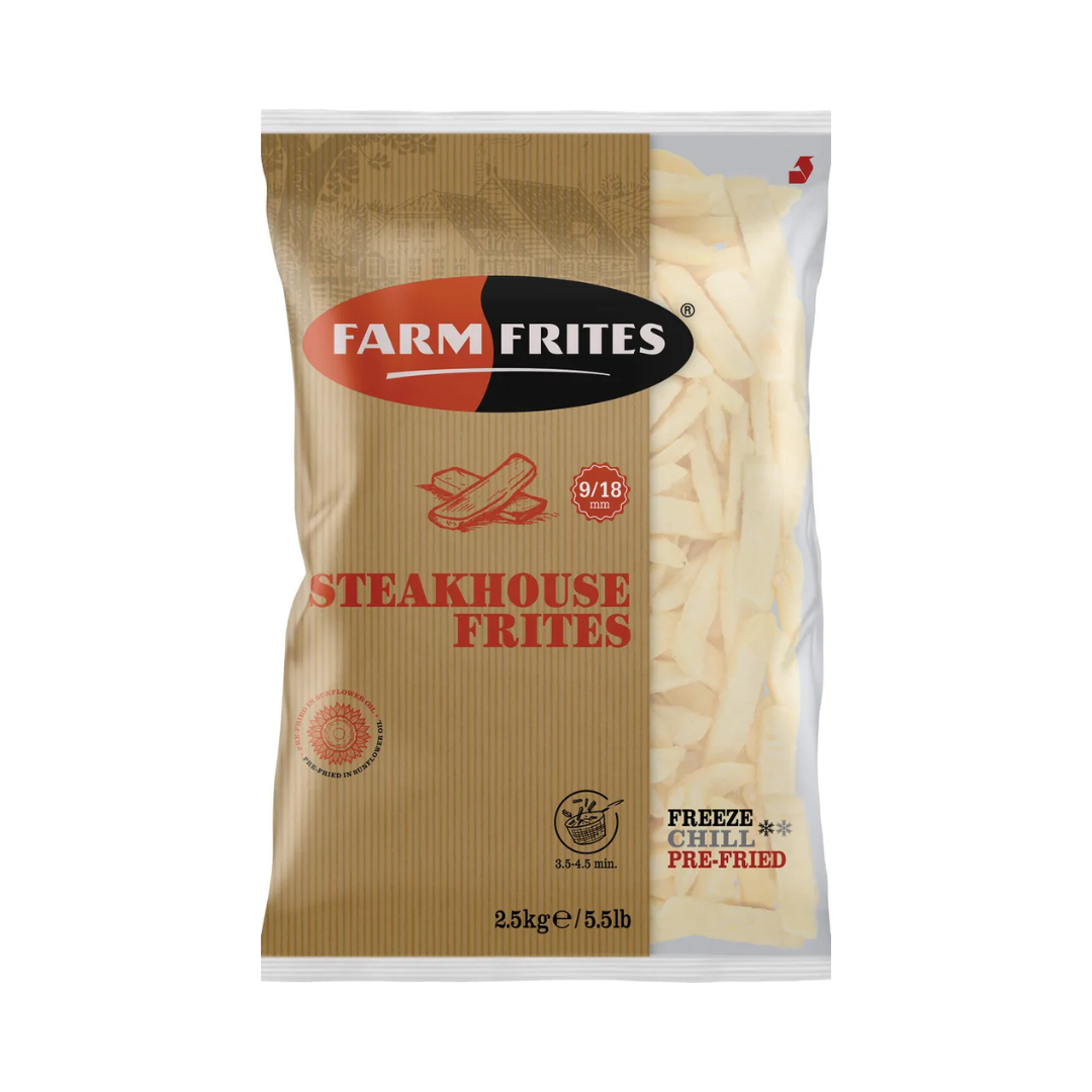 Farm Frites Frozen Steakhouse Fries 2.5kg