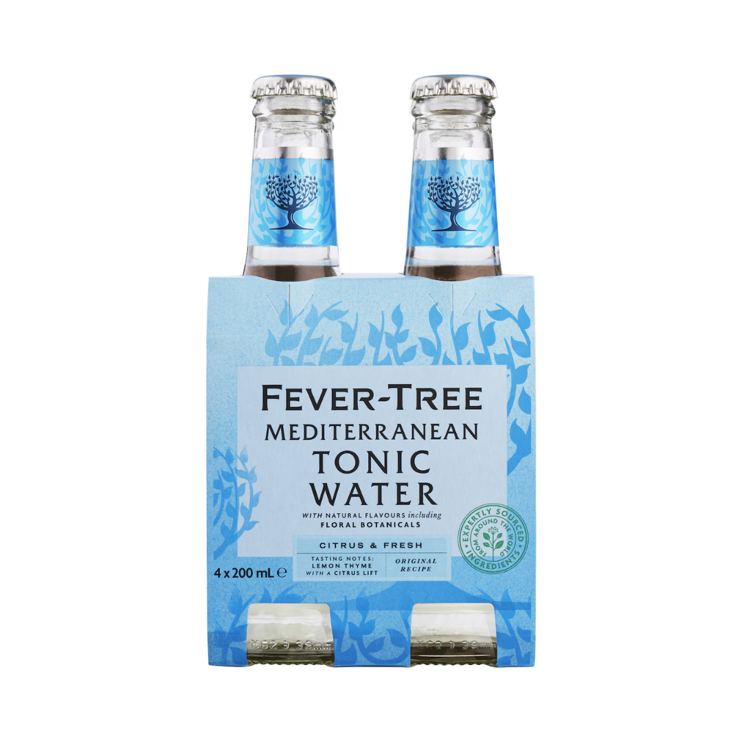 Fever Tree Med Tonic Water Mixer 4 x 200ml