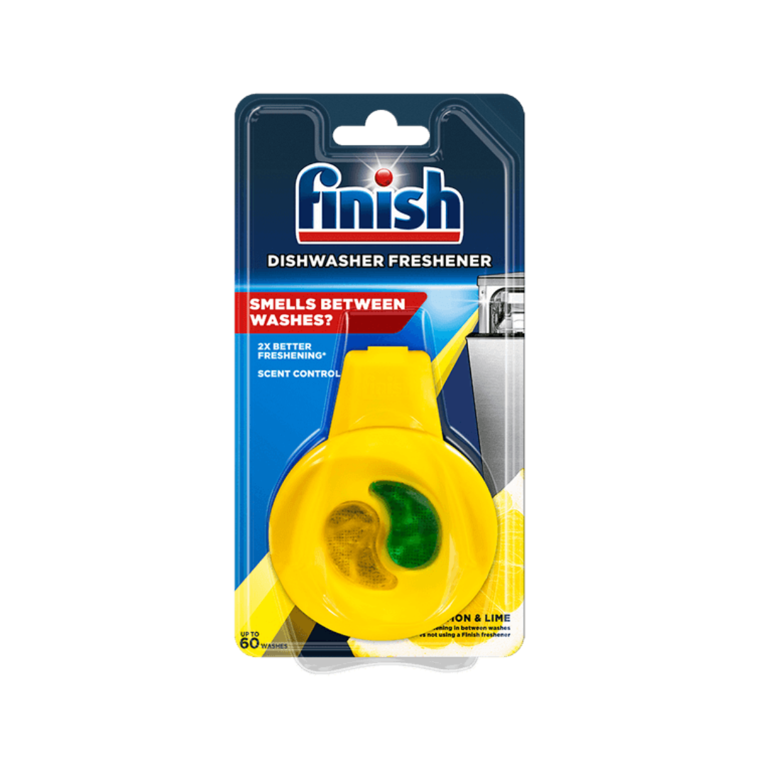 Finish 2 in 1 Clip on Dishwasher Freshener Lemon & Lime 15g