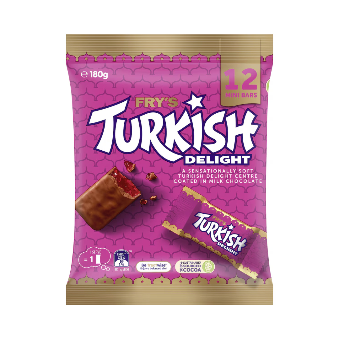 Fry's Turkish Delight Share Pack 180gm