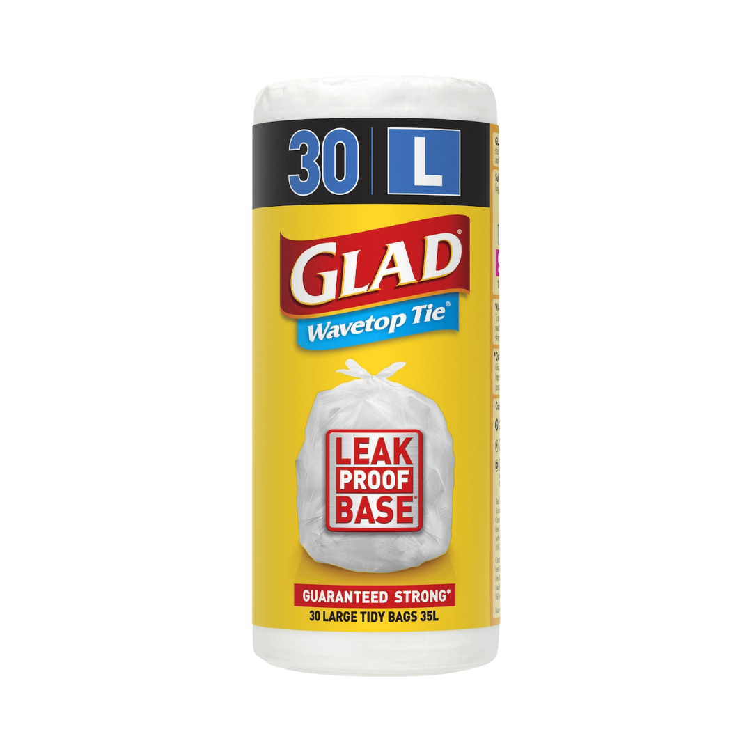 GLAD Kitchen Tidy Bag Wavetop RL LGE 30