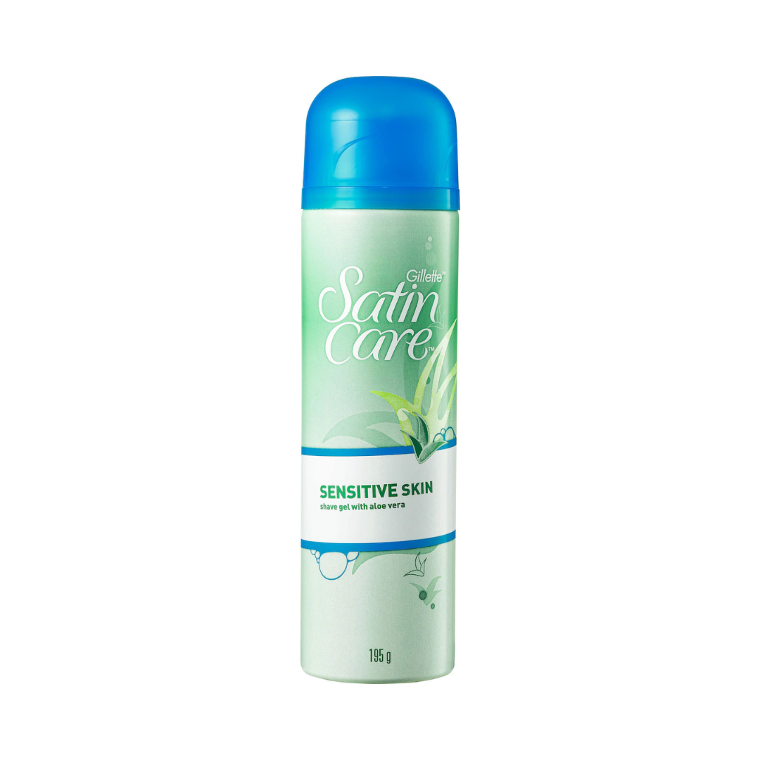 Gillette Satin Care Sensitive Skin Shave Gel 195g