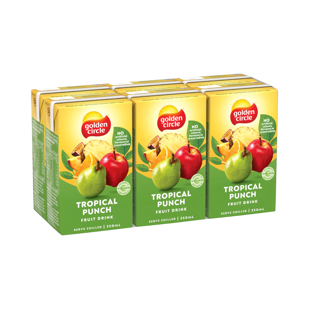 Golden Circle Tropical Punch 250ml 6 Pack