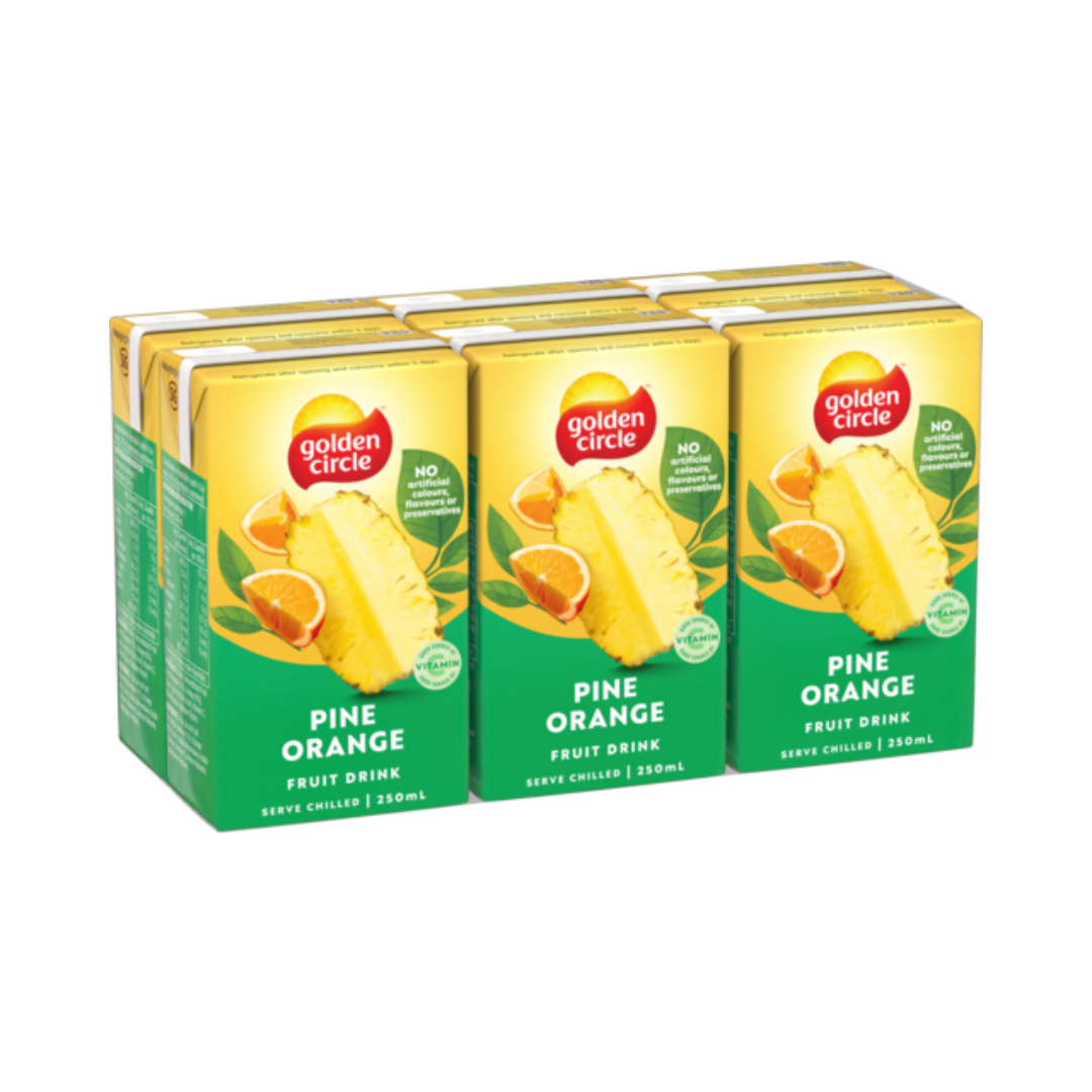Golden Circle Pine Orange 250ml 6 Pack