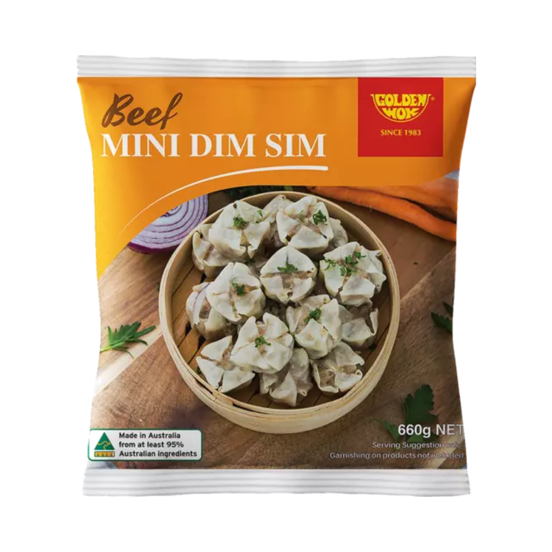 Golden Wok Beef Mini Dim Sim 660g