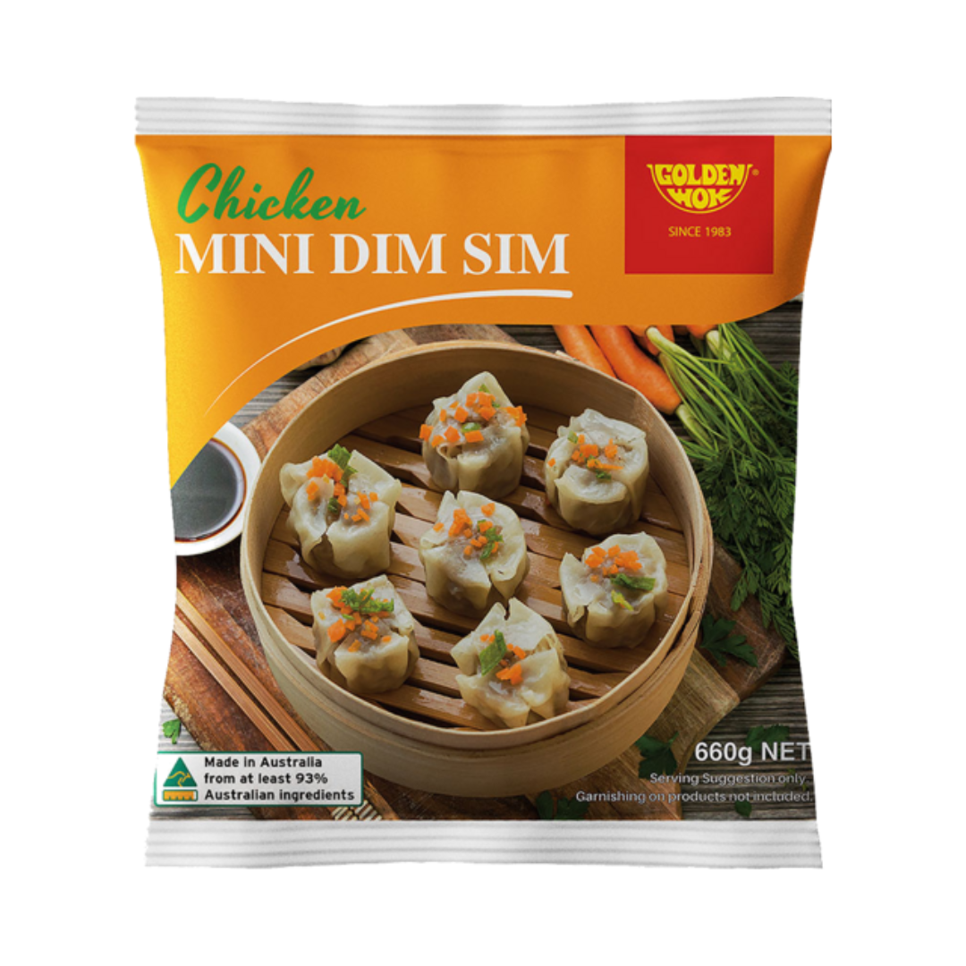 Golden Wok Frozen Chicken Mini Dim Sim 660g