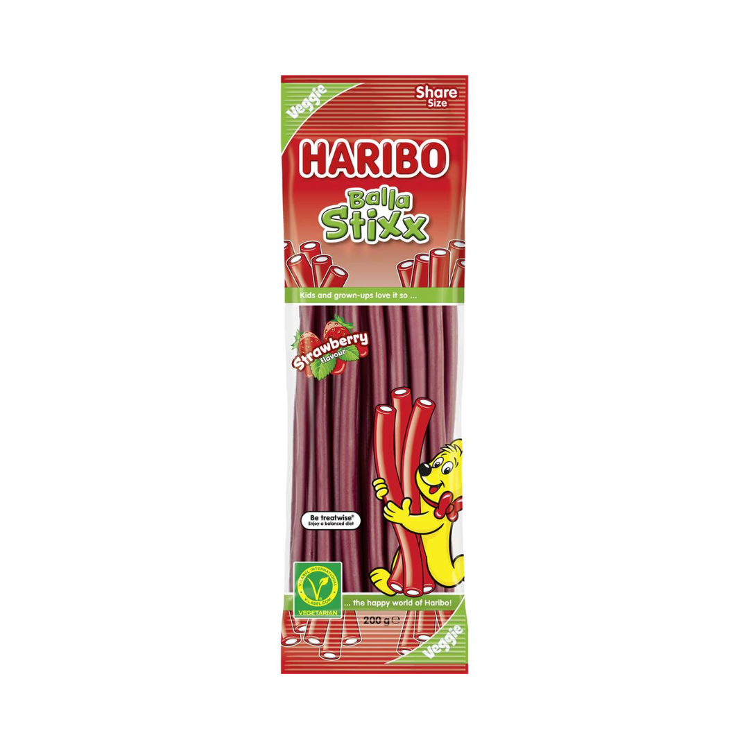 Haribo Balla Stixx Strawberry 200g