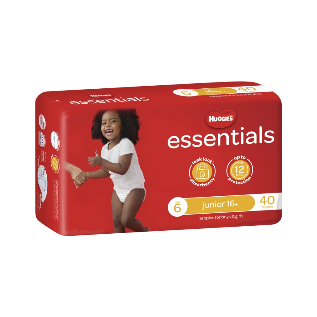Huggies Essential Nappy Junior Size 6 16kg