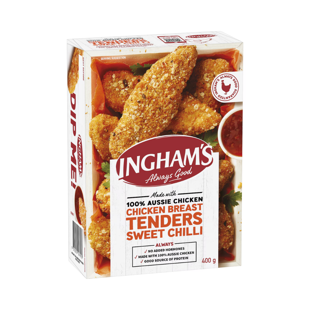 Ingham's Chicken Breast Tenders Sweet Chilli 400g