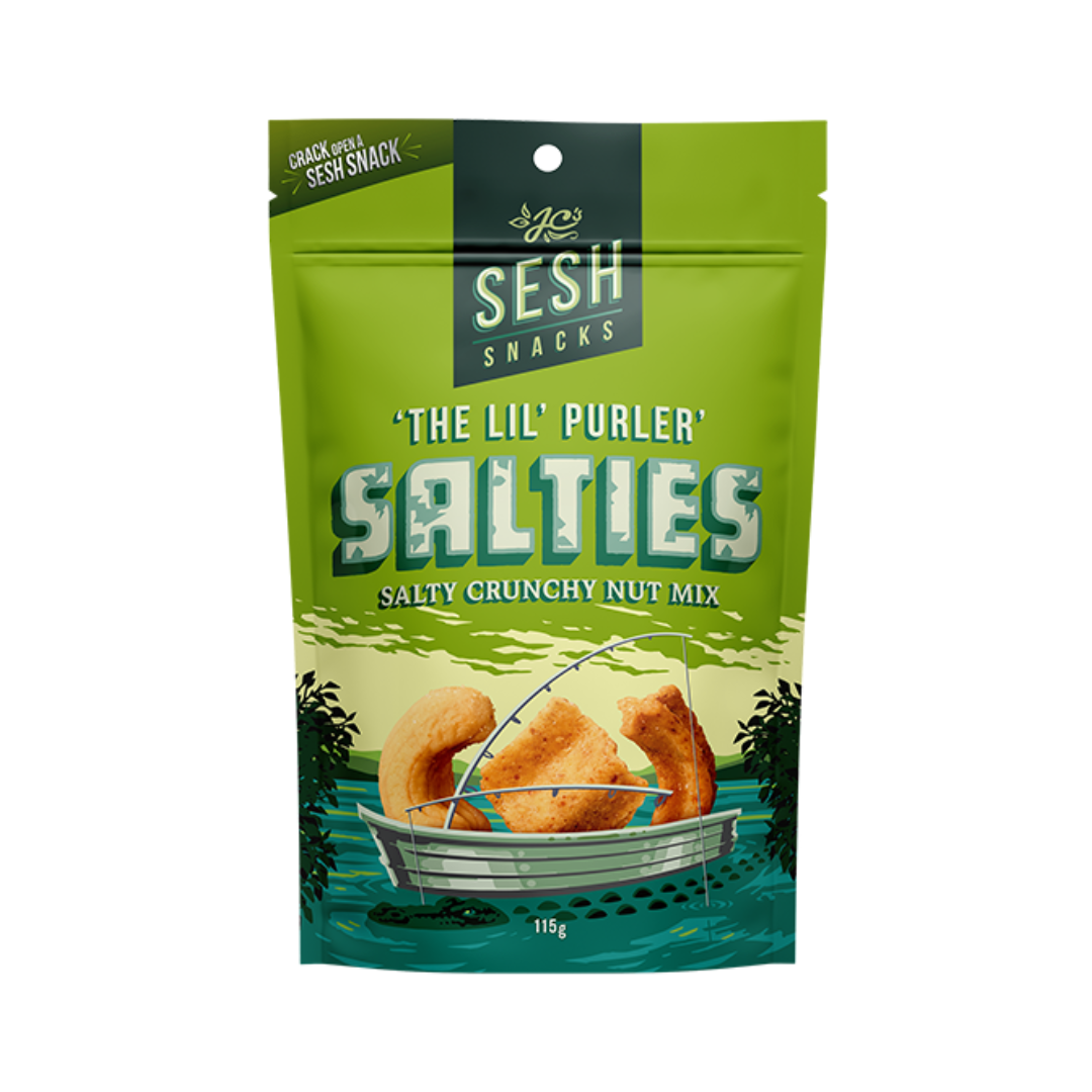 JC's Sesh Snacks Salties Crunchy Nut Mix 115g